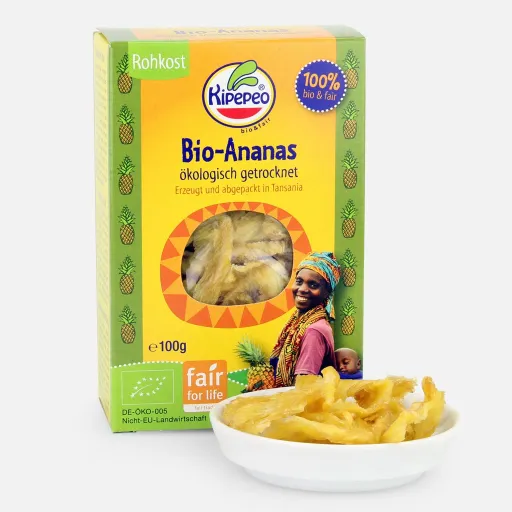 100 g Ananasstücke bio & fair 100 g Ananasstücke bio & fair