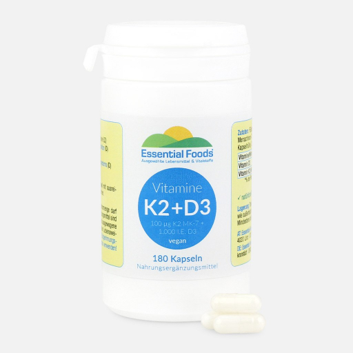 180 Kapseln Vitamin K2+D3