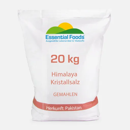 20 kg Kristallsalz aus Pakistan, gemahlen 20 kg Kristallsalz aus Pakistan, gemahlen