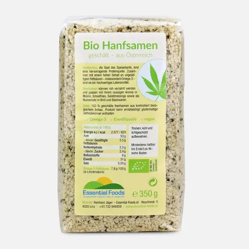 350 g Bio Hanfsamen aus Österreich 350 g Bio Hanfsamen aus Österreich
