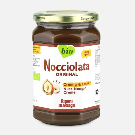 650 g Bio Nuss-Nougat-Creme Nocciolata 650 g Bio Nuss-Nougat-Creme Nocciolata