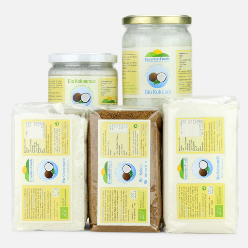 Bio Kokosprodukte im Set
